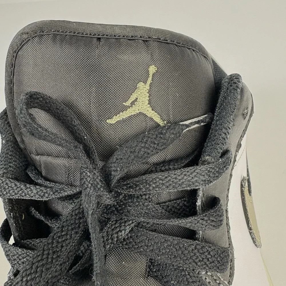 Size 10 - Air Jordan 1 Low Black Toe Medium Olive